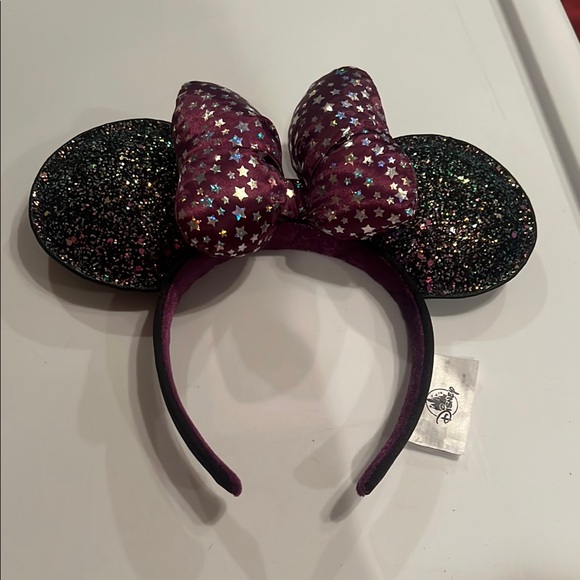 Disney Other - Sparkly Star Minnie Mouse Ears Headband purple Disney Brand Like new worn once